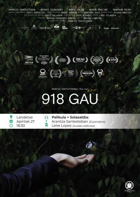 '918 Gau' dokumental saritua eta zuzendariarekin solasaldia bihar
